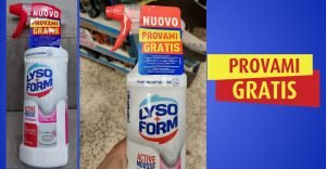 Lysoform Provami Gratis Di Rimborso Su Lysoform Active Mousse